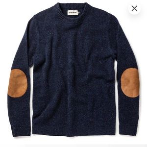 Taylor Stitch Hardtack Sweater in Navy Donegal M